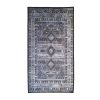 Tapis de salon 80x150 cm Polyester Maghreb Gris