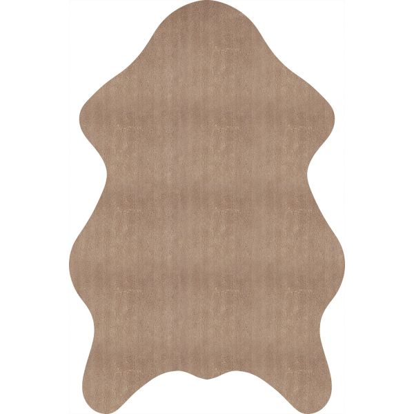 Tapis de salon 70x100 cm Polyester Manolya Beige