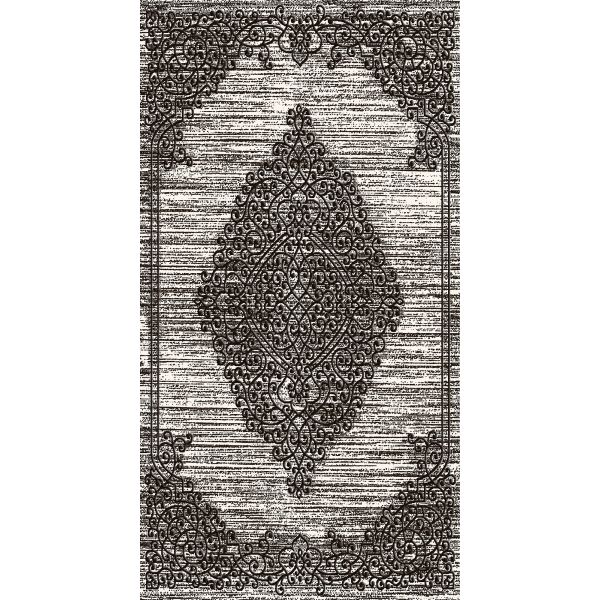 Tapis de salon 300x400 cm Polycoton Orient Gris