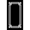 Tapis de bain 50x80 cm Polyester Sdb Noir