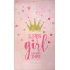 Tapis chambre enfant 120x160 cm Polyester Super Girl