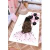 Tapis chambre enfant 80x150 cm Polyester Feerie
