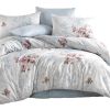 Parure de lit 240x260 cm Polycoton Clara Bleu