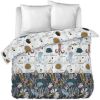 Couette imprimée 240x260 cm avec taies Coton Octopia