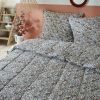 Couette imprimée 240x260 cm avec taies Coton Malia
