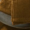 Lot de 3 serviettes 40x40 cm Lin Français Caramel