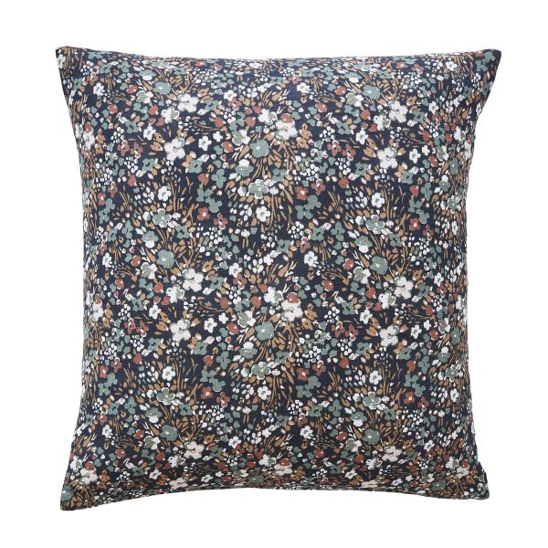 Taie d’oreiller 60x60 cm Gaze de Coton Nora minuit