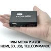 Mini média player pour TV, HDMI, USB, SD, AV