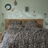 Housse de couette 220x240 cm Gaze de Coton Nora minuit