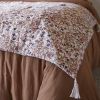 Bout de lit 90x200 cm Gaze de Coton Nora Naturel