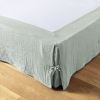 Cache sommier 160x200 cm Gaze de Coton Eucalyptus