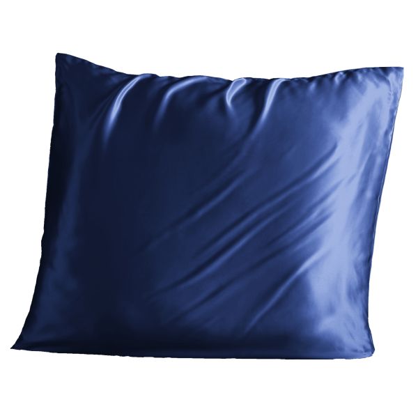 Taie d’oreiller 63x63 cm Soie de mûrier Bleu Nuit