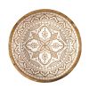 Set Saladier + Couverts en manguier Mira Orange