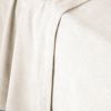 Drap plat 240x300 cm Flanelle de Coton Sable