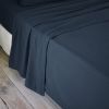 Drap plat 240x300 cm Flanelle de Coton Nuit