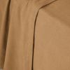 Drap plat 240x300 cm Flanelle de Coton Camel