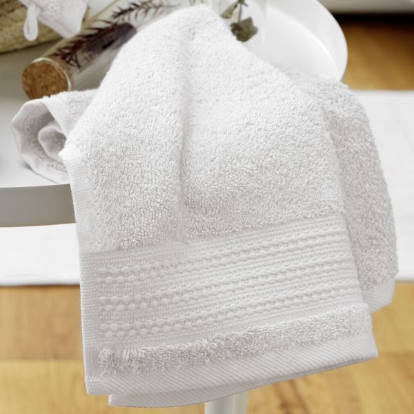 Serviette invité 30x50 cm Coton Chantilly