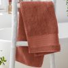 Serviette de toilette 50x90 cm Coton Terracotta