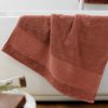 Serviette de douche 70x130 cm Coton Terracotta