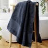 Serviette de bain 90x150 cm Coton Minuit