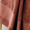 Serviette de bain 90x150 cm Coton Terracotta