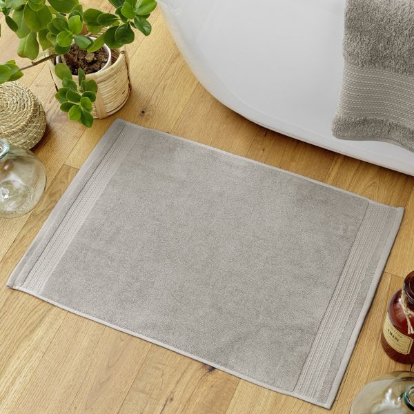 Tapis de bain 50x70 cm Coton Argile