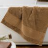 Serviette de douche 70x130 cm Coton Camel