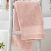 Serviette de toilette 50x90 cm Coton Rose Poudré