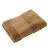 Serviette de douche 70x130 cm Coton Camel