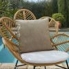 Housse de coussin extérieur 45x45 cm Polypropylène Sable