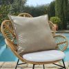 Housse de coussin extérieur 60x60 cm Polypropylène Sable