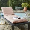 Housse de bain de soleil 70x190 cm Polypropylène Corail