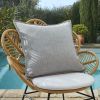 Housse de coussin extérieur 60x60 cm Polypropylène Galet