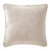 Coussin 45x45 cm Velours de coton Naturel