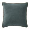 Coussin 45x45 cm Velours de coton Ardoise
