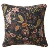 Coussin 45x45 cm Velours de coton Alix Bleu
