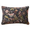 Coussin 40x60 cm Velours de coton Alix Bleu