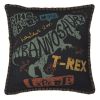 Coussin 40x40 cm Coton Trias avec point de cheval