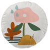 Coussin 40x40 cm Coton Absart avec broderies