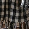 Plaid à franges 180x220 cm Polyéthylène Téréphtalate Gabriel