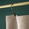 Rideau ajustable 140x270 cm velours de coton Pampa