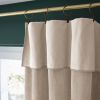 Rideau ajustable 140x270 cm velours de coton Pampa