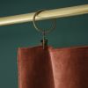 Rideau ajustable 140x270 cm velours de coton Terracotta