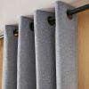 Rideau occultant polaire 140x180 cm Polyester Titane