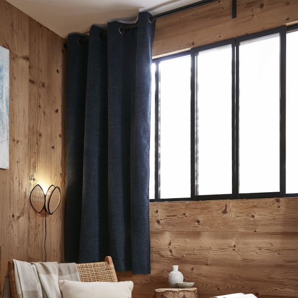 Rideau occultant polaire 140x180 cm Polyester Minuit