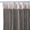 Rideau galon fronceur 140x240 cm Gaze de Coton Granit