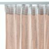 Rideau galon fronceur 140x240 cm Gaze de Coton Guimauve