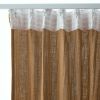 Rideau galon fronceur 140x240 cm Gaze de Coton Camel