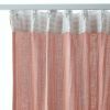 Rideau galon fronceur 140x240 cm Gaze de Coton Rose