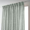 Rideau galon fronceur 140x240 cm Gaze de Coton Eucalyptus